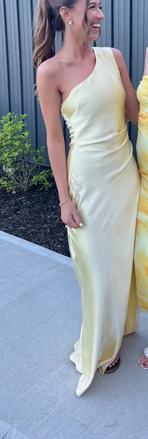 Billy J Yellow Dress Size 4 thumbnail 3