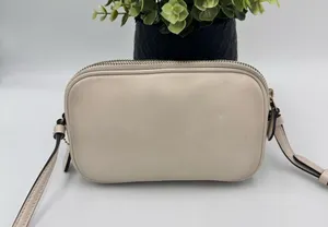 Coach CROSSBODY POUCH WITH SOUVENIR EMBROIDERY ( F25946) CHALK/LIGHT GOLD thumbnail 2