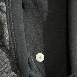 Lululemon Pure Balance Full Zip Jacket Black Grey Size 4 thumbnail 5