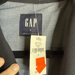Gap Womens Size 0‎ Navy Blue Icon Blazer PQ Uniform Academia Preppy School NEW thumbnail 5