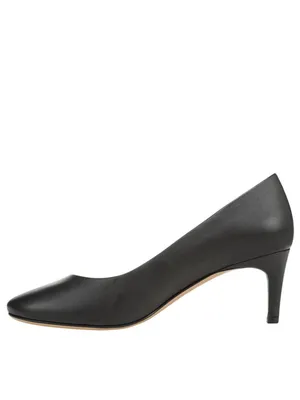 NWT Franco Sarto Womens Kamari Pump Low Heel J8421L1 Black Leather 7.5M thumbnail 9