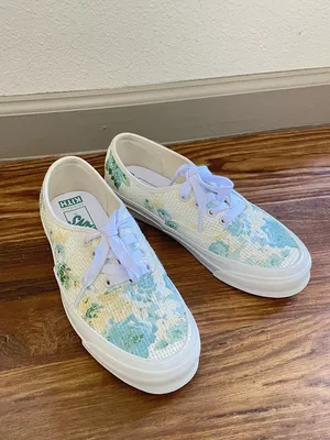 NEW Vans x Kith - Vintage Floral Low Top Lace Up Sneakers Size 7.5‎ UNISEX thumbnail 3