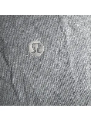 Lululemon Short Sleeve V-Neck Tee in Black Sz 8/10 PTP 18” thumbnail 3