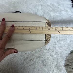 Coach Christie Snake embossed leather satchel thumbnail 9
