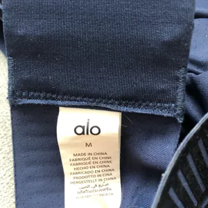 Alo Yoga Airlift Line Up Bra Navy M thumbnail 4