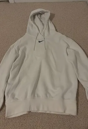 Nike White Hoodie Women’s thumbnail 1