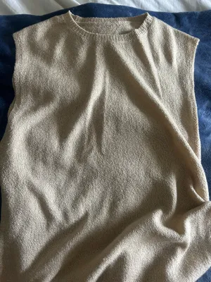 Knit Top Tan Size M thumbnail 6