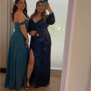Sparkling Blue Gown Size 6 thumbnail 2