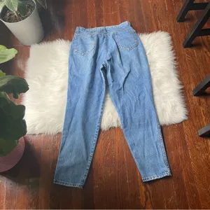 Vintage Chic Jeans Straight Leg High Rise Mom 100% cotton thumbnail 4