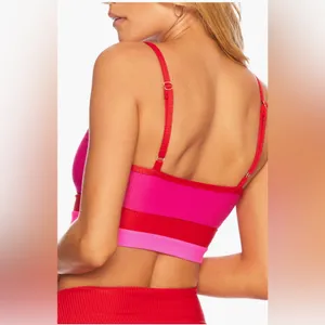 Beach Riot Colorblock Bikini Top Size Medium, $98 thumbnail 3
