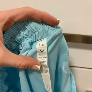 Lululemon Hotty Hot Shorts Long 4" Hydra Blue thumbnail 6