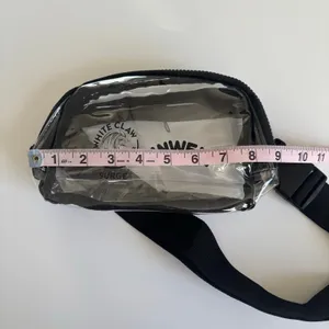 Alex Cooper Unwell x White Claw Black & Clear Fanny Pack Stadium Ready Bag thumbnail 2
