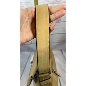 Coach Legacy Leather Flap Shoulder Bag Tan Style F15170 Turnlock thumbnail 7