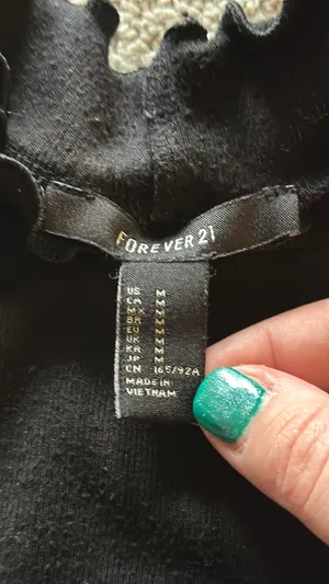 Forever 21 Mock Neck Top thumbnail 3
