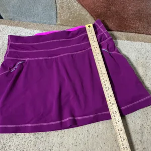 Athleta Running Tennis Skort Women S Purple Active Skirt Built-in Shorts 221935 thumbnail 2