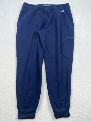 FIGS High Waisted Uman Jogger Scrub Pants Navy Women’s XL Petite thumbnail 2