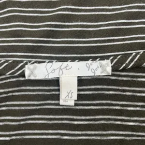 Soft Joie 3/4 Dolman Sleeves V Neck Striped Casual Top Green Size XS thumbnail 8