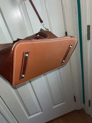 Dooney & Bourke Pebble Grain Leather Satchel with Crossbody Strap thumbnail 4
