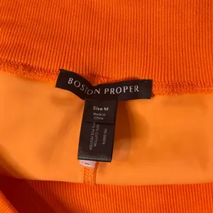 Boston Proper Terry Cloth Skort‎ Size M Orange Y2K Retro Tennis Sporty McBling thumbnail 2