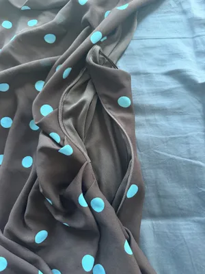 ZARA Brown Polka Dot Mini Dress thumbnail 2