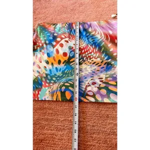 ASOS Design Printed Satin Scarf Top Size US 14 Multicolor Y2K thumbnail 6