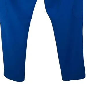 Figs Technical Collection Large Scrubs Pants Elastic Waist Pockets Straight Blue thumbnail 7