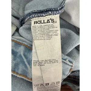 Rollas Eastcoast Flare Jeans Light Wash Distressed High Rise Wide Leg‎ 27 x 28 thumbnail 12