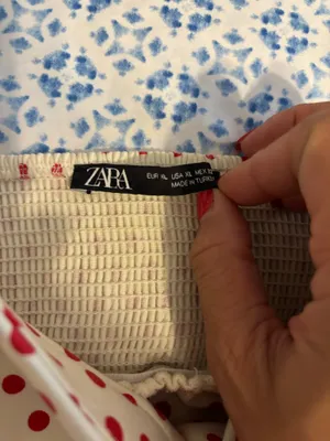 ZARA Red Polka Dot Top thumbnail 4