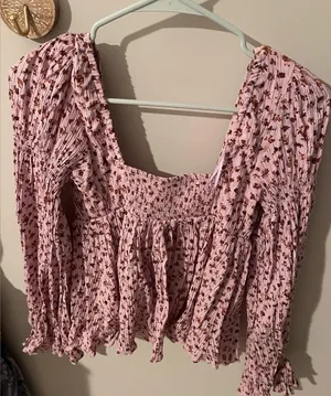 Urban Outfitters NWOT Allie Tie Sleeve Sleeve Blouse Floral Print Size S thumbnail 8