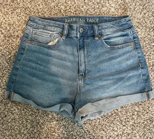 American Eagle Outfitters Shorts Denim High-Rise thumbnail 1