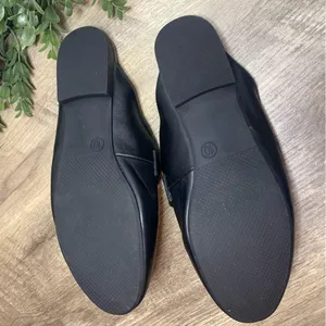 Big Buddha black slip on buckle slides mules Ladies Size 10 thumbnail 4
