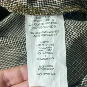 Takara Y2K Brown Houndstooth Surplice‎ Wrap Dress Size 7 Preppy Academia Twee thumbnail 8