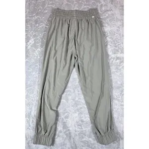 Vuori Women Small Villa Jogger Pants Army Green Stretch Sporty Silky Soft thumbnail 6