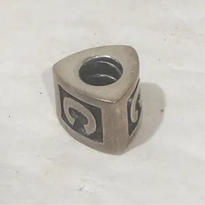 PANDORA 925 Sterling Silver Charm ALPHABET LETTER‎ Initial C thumbnail 3
