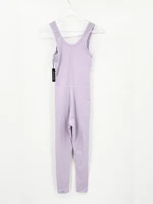 SET Active Sportbody Sportysuit Jumpsuit Lilac Purple Scoop Neck Unitard XS NEW thumbnail 3