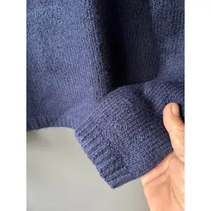 Tribal Jeans Navy Blue Ski Sweater Medium thumbnail 6