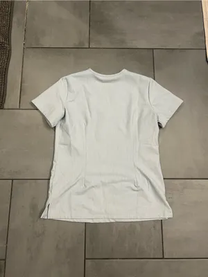 NWOT Figs Casma Scrub Top | Dusty Blue thumbnail 3