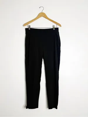 Athleta Black Slim Ankle Pants Size 6 Stretch Pull On Work Travel thumbnail 8