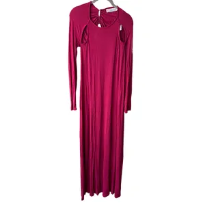 Free People Beach Night Out‎ Maxi Dress NWT Small Wine Red thumbnail 4