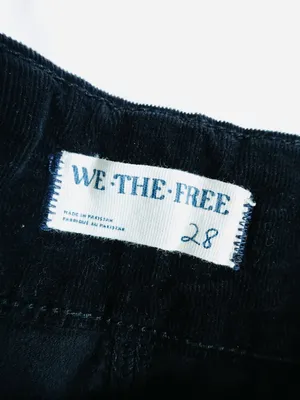 We The Free Jayde Corduroy Flare Stretch Pant - Black - Size: 28 thumbnail 3