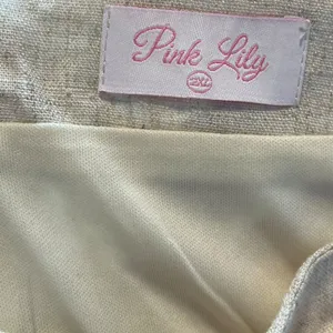 Pink Lily Women's 2XL Linen Blend Skort Beige Tan Coastal Summer Beachy Casual‎ thumbnail 5