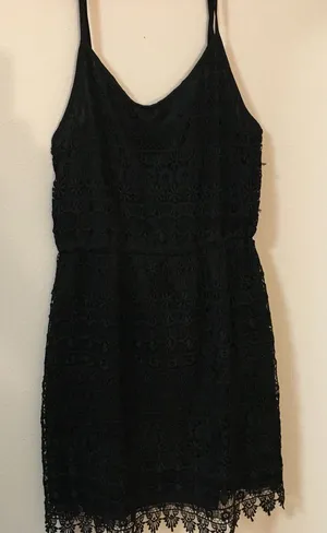 Like New Lace Black Dress gorgeous looking. thumbnail 1