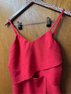 Elliatt x Revolve The Shot Tulip Sleeveless Mini Dress Cutout Red Small thumbnail 9