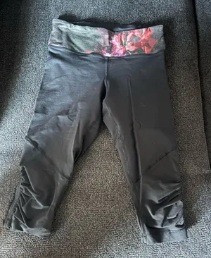 Lululemon Cropped Leggings Black thumbnail 1