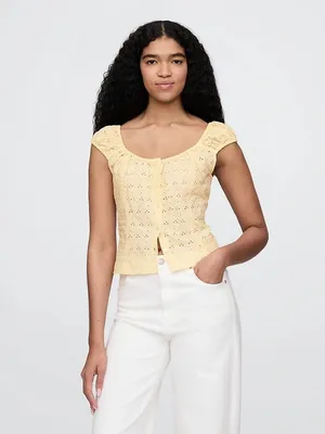 Gap Eyelet Blouse thumbnail 2