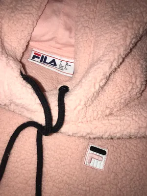 FILA Pink Fuzzy Hoodie thumbnail 2