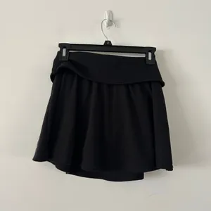 Alo Yoga Doubles Only Knit Black Athletic Tennis Skirt Size S thumbnail 7