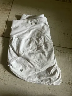 White Lululemon Speed Up 4" 4 thumbnail 2