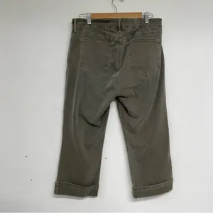 NYDJ Army Green Marilyn Crop Jeans Lift Tuck Technology Womens 14 Fall Denim thumbnail 4