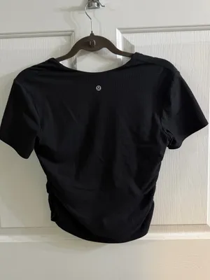 All It Takes Ribbed Nulu V-Neck T- Shirt B-D Cups thumbnail 5